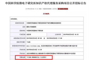 中科院1500萬招標(biāo)知識產(chǎn)權(quán)代理費(fèi)中標(biāo)結(jié)果揭曉 